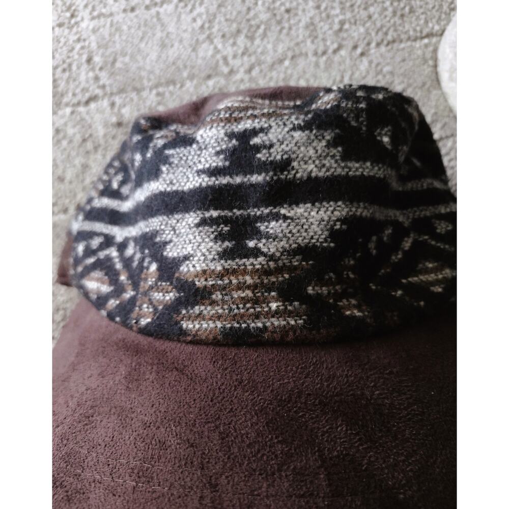 NWT Scala Multi-color Blanket Wool Cadet Cap Hat - Picture 5 of 14